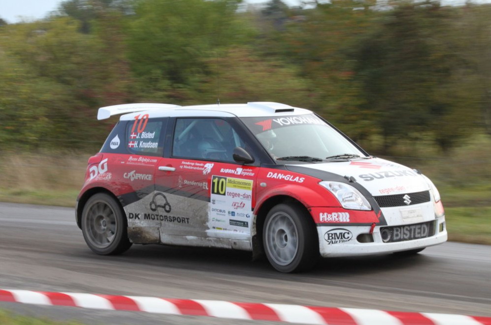 Jesper Bisted og Heidi Knudsen vandt deres klasse i Tegee Dan Rally